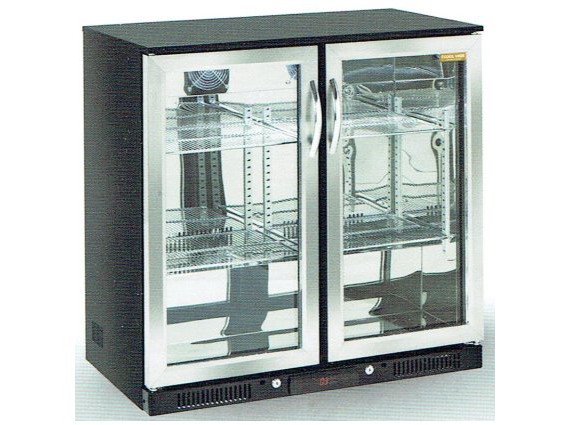 Retrobanco refrigerato 2 porte vetro BBA 218